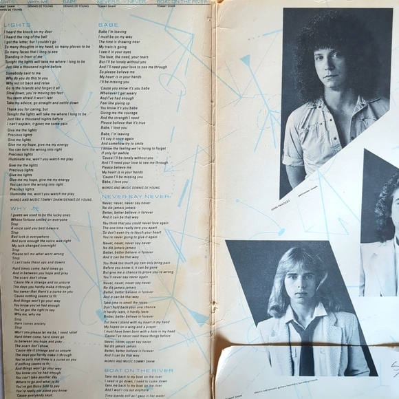 Vintage STYX CORNERSTONE Vinyl LP Record Album - Picture 5 of 13